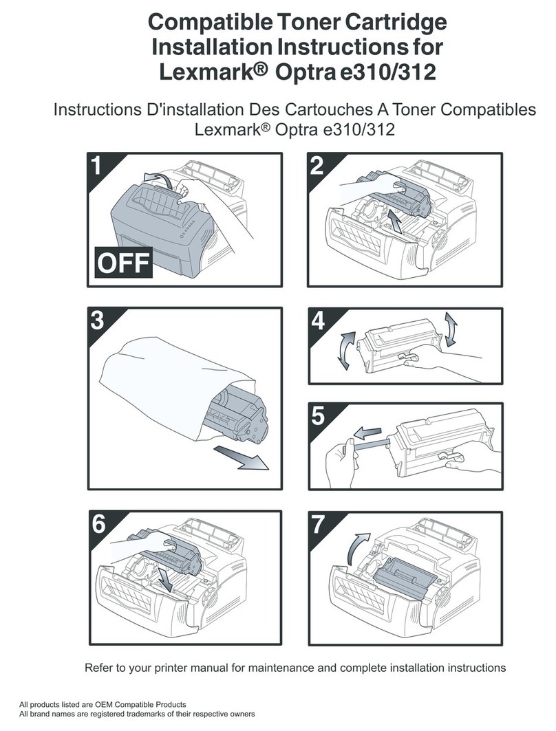 Lexmark Optra 312 installation instructions