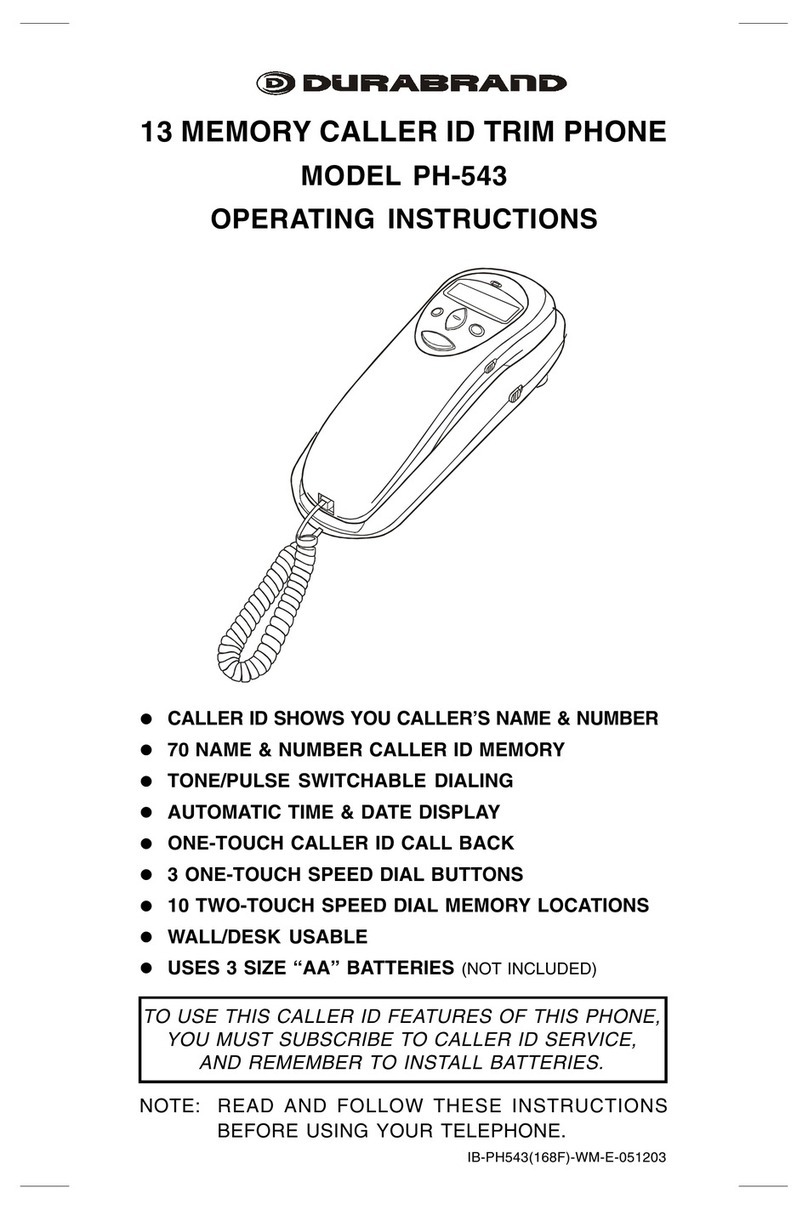 Durabrand PH-543 operating instructions
