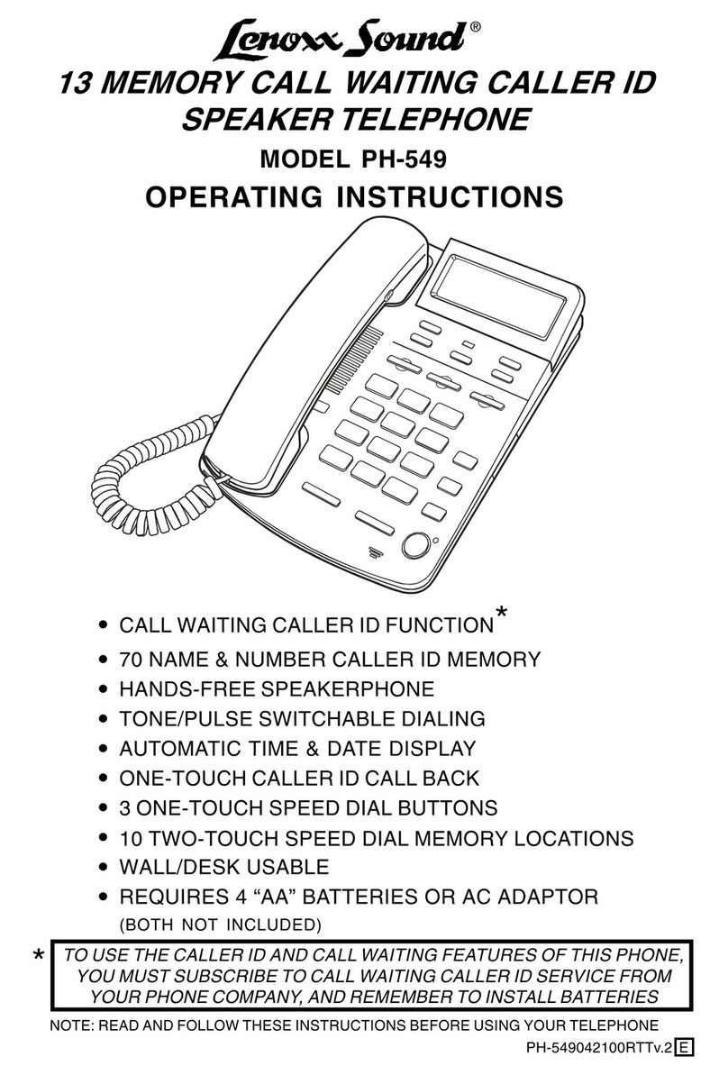 Lenoxx Lenoxx Sound PH-549 operating instructions