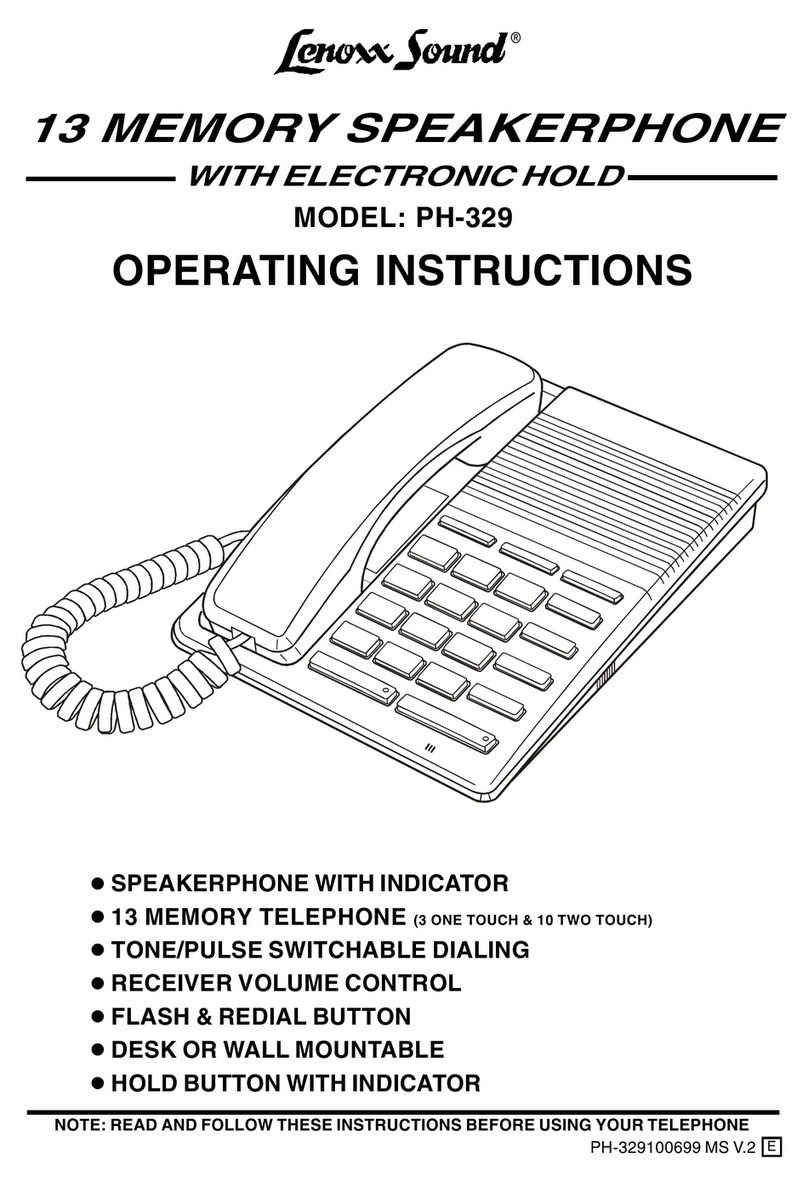 Lenoxx Lenoxx Sound PH-329 operating instructions