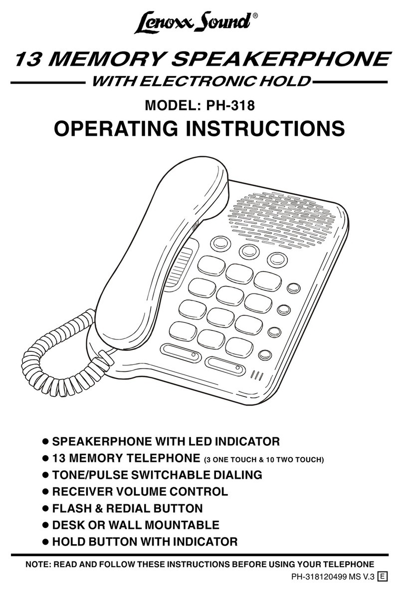 Lenoxx Lenoxx Sound PH-318 User manual