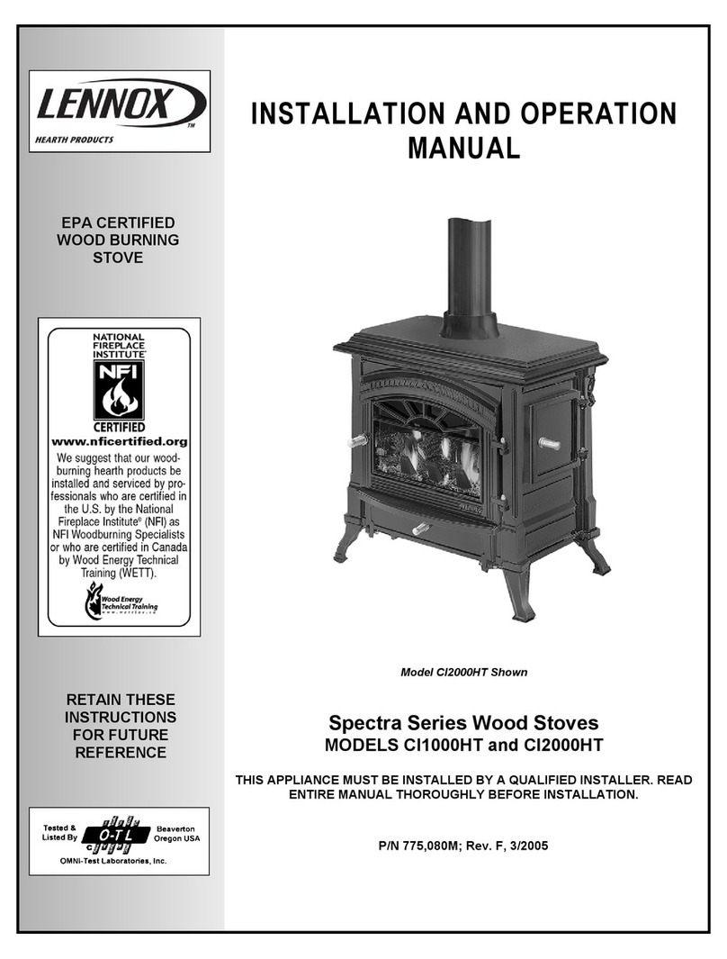Lennox Spectra CI1000HT User manual