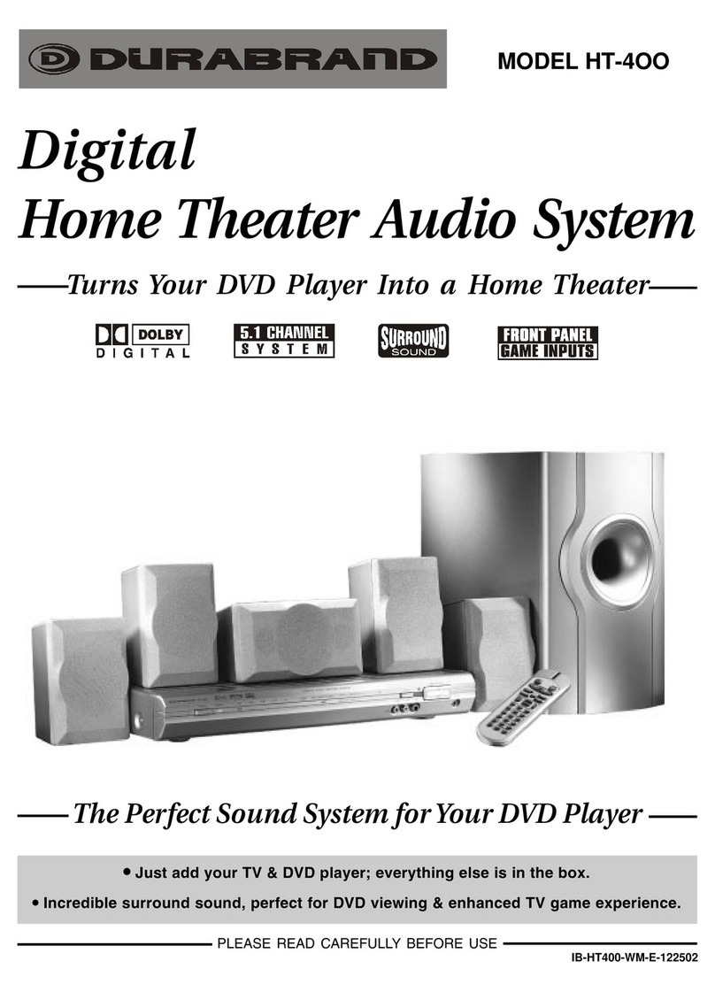 Durabrand pmnHT-4OO User manual
