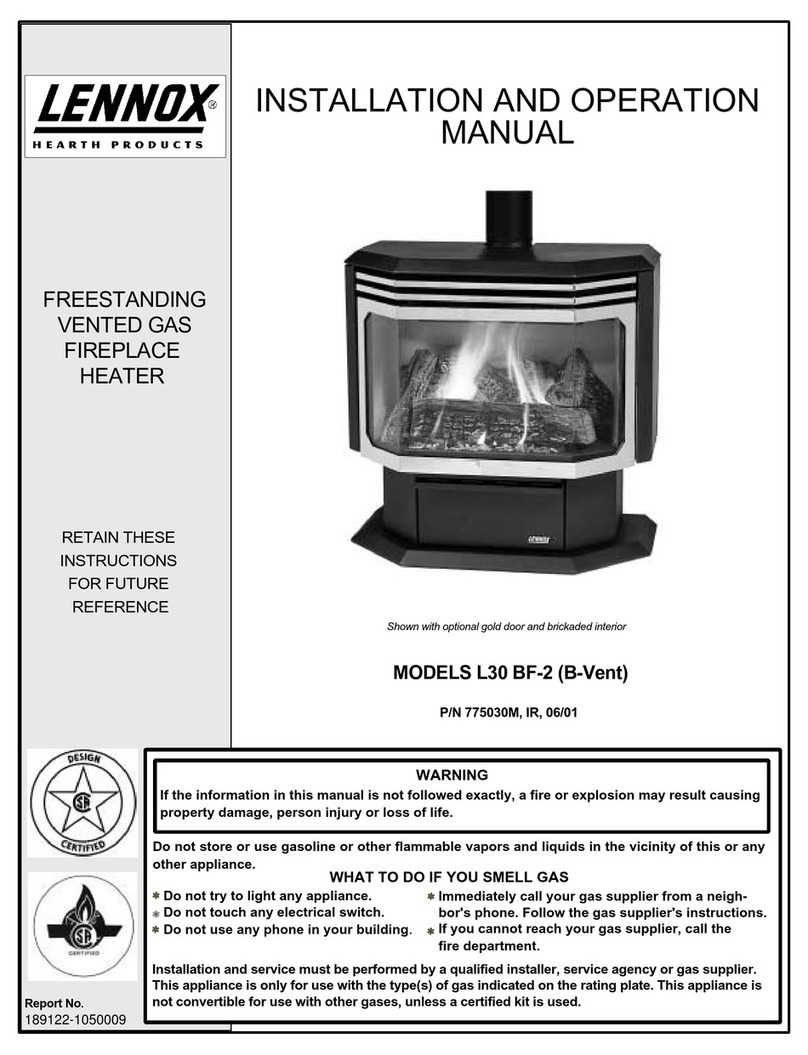 Lennox L30 BF-2 User manual