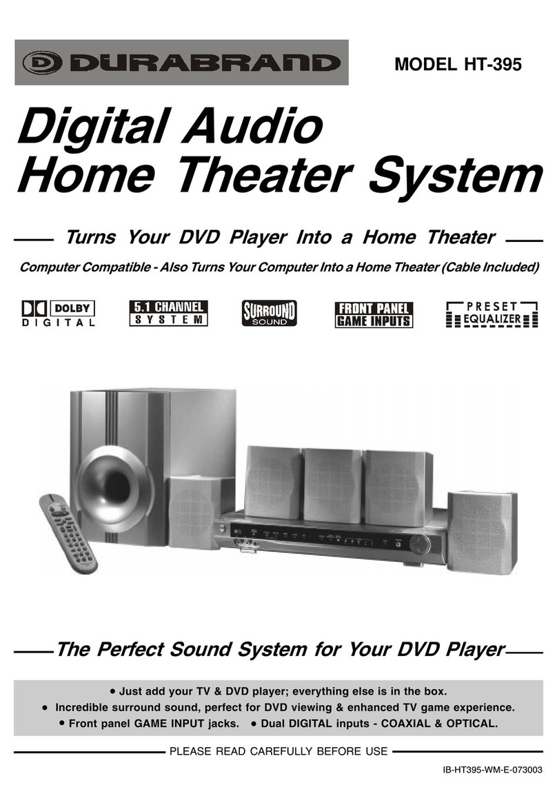 Durabrand HT-395 User manual