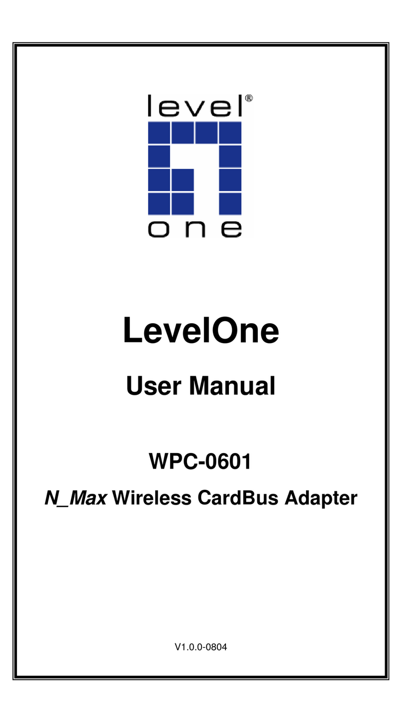 LevelOne WPC-0601 User manual