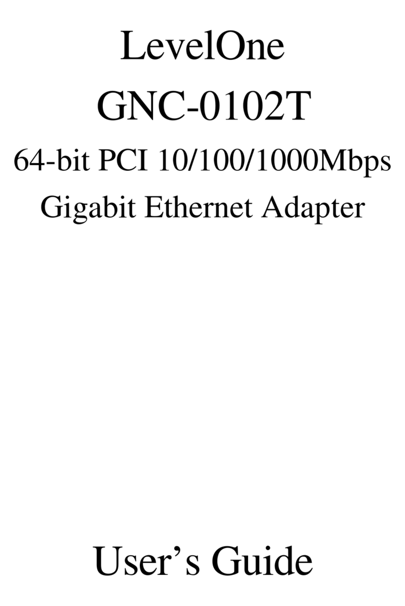 LevelOne GNC-0102T User manual