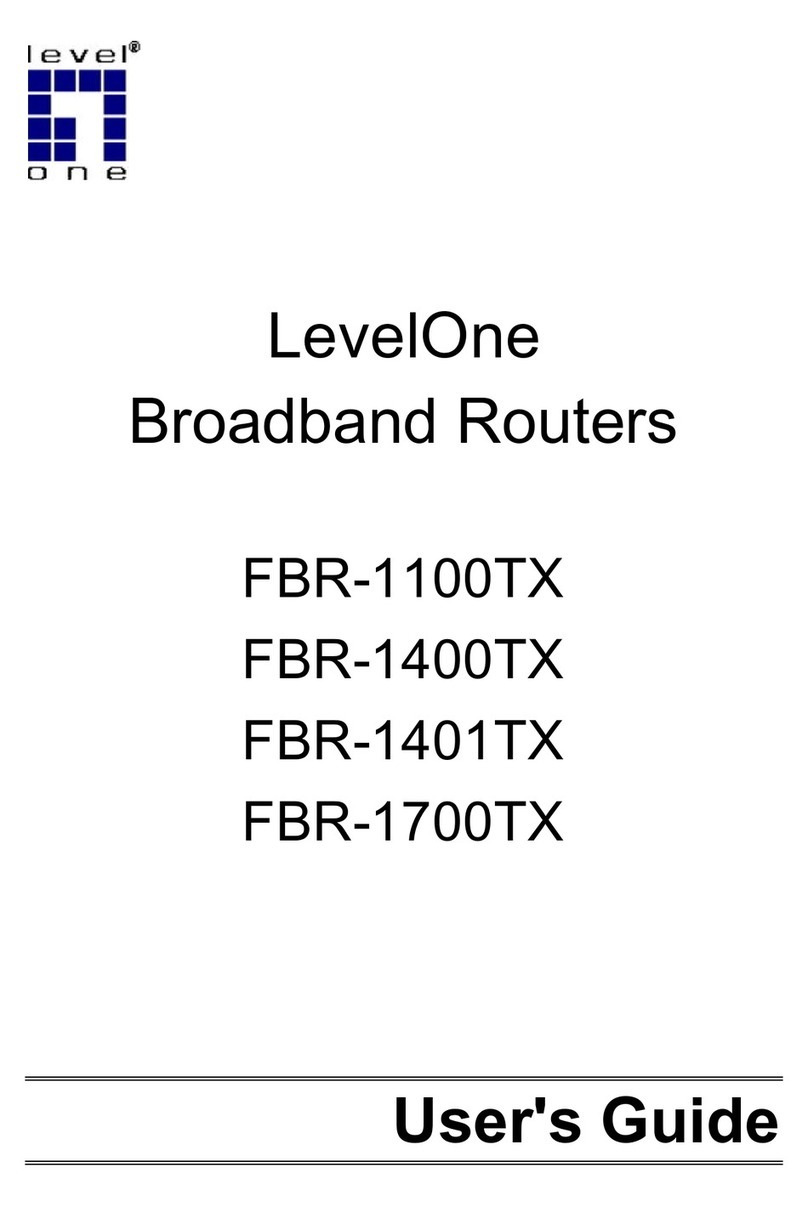 LevelOne FBR-1100TX User manual LevelOne FBR-1100TX User manual
