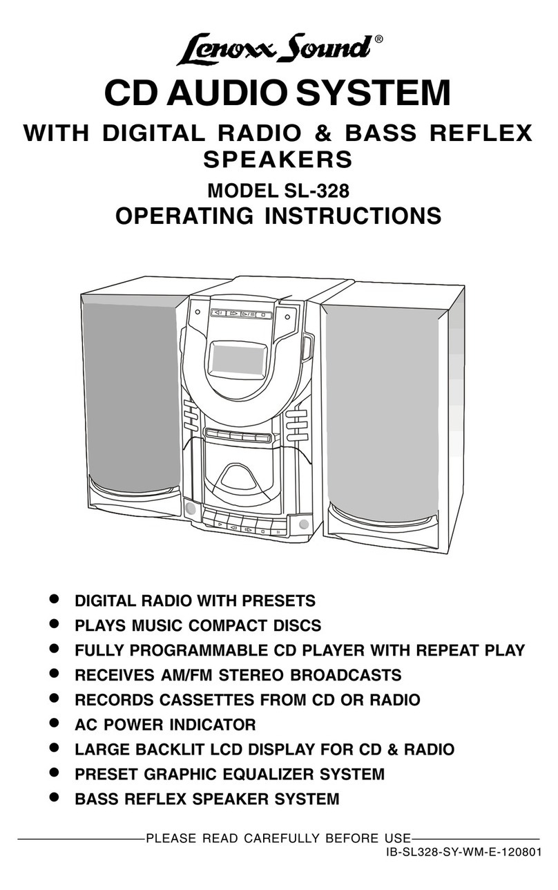 Lenoxx SL-328 operating instructions