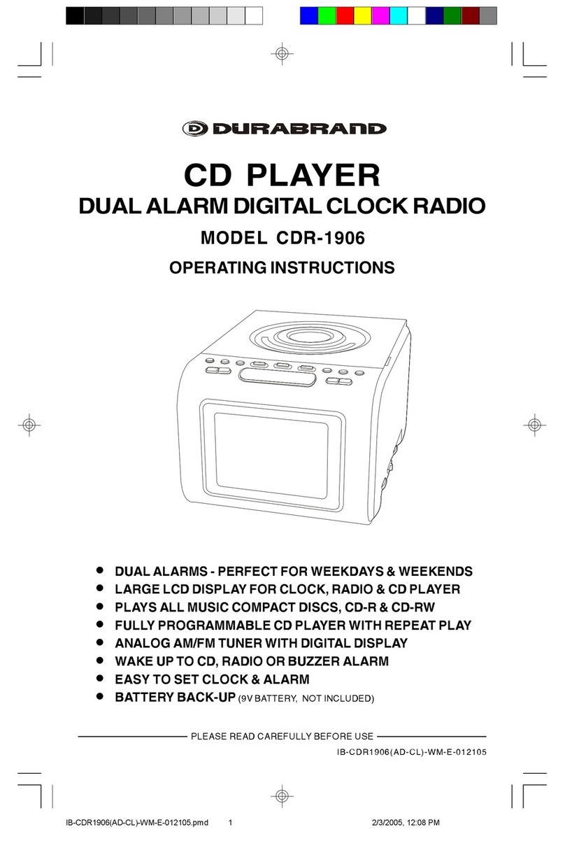 Lenoxx CDR-1906 operating instructions