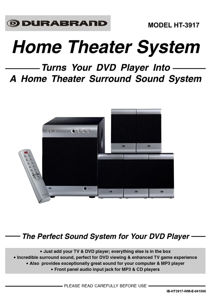 Durabrand HT-3917 User manual