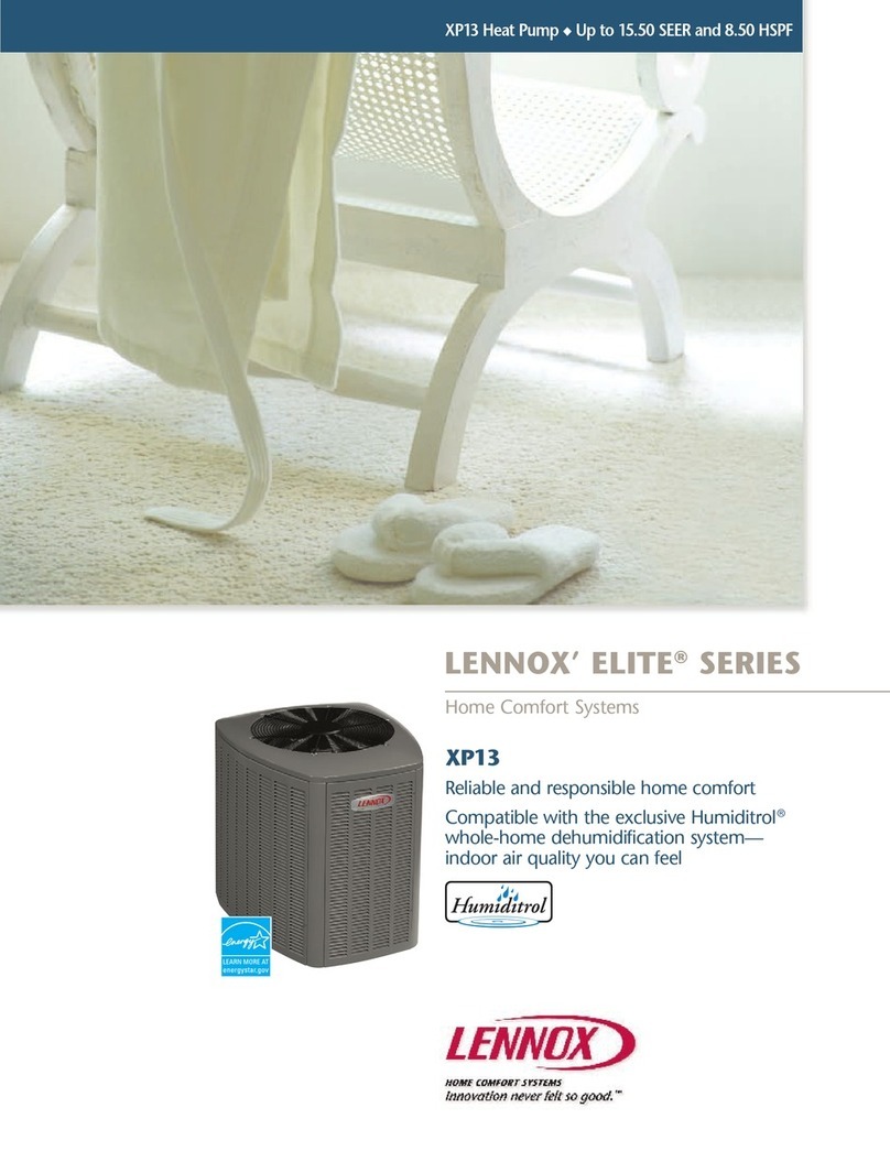 Lennox XP13 User manual