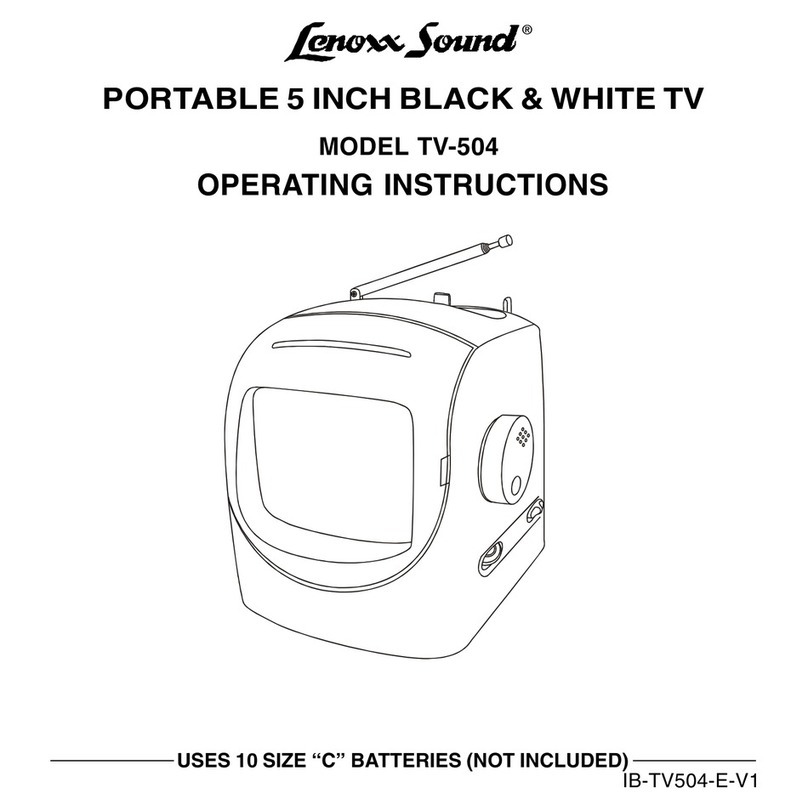 Lenoxx Lenoxx Sound TV-504 operating instructions