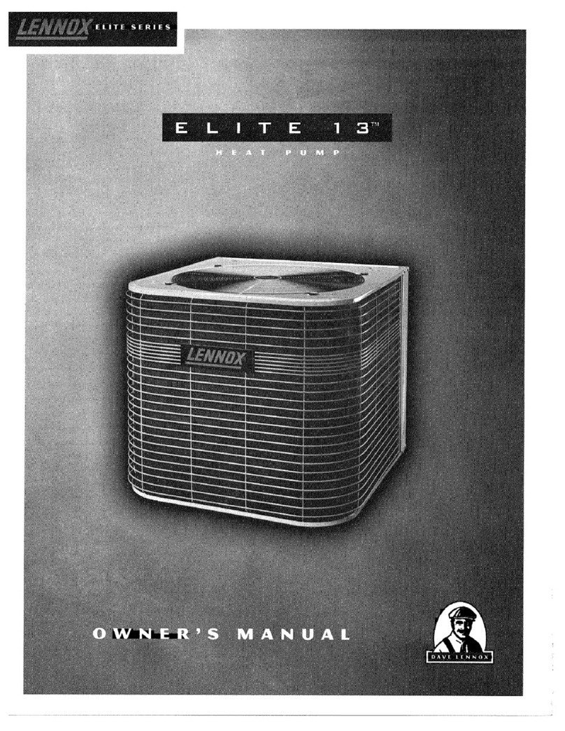 Lennox Elite 13 User manual Lennox Elite 13 User manual