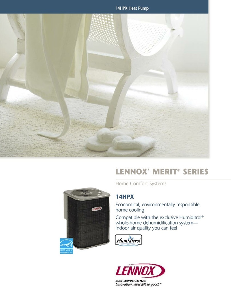 Lennox 14HPX User manual Lennox 14HPX User manual