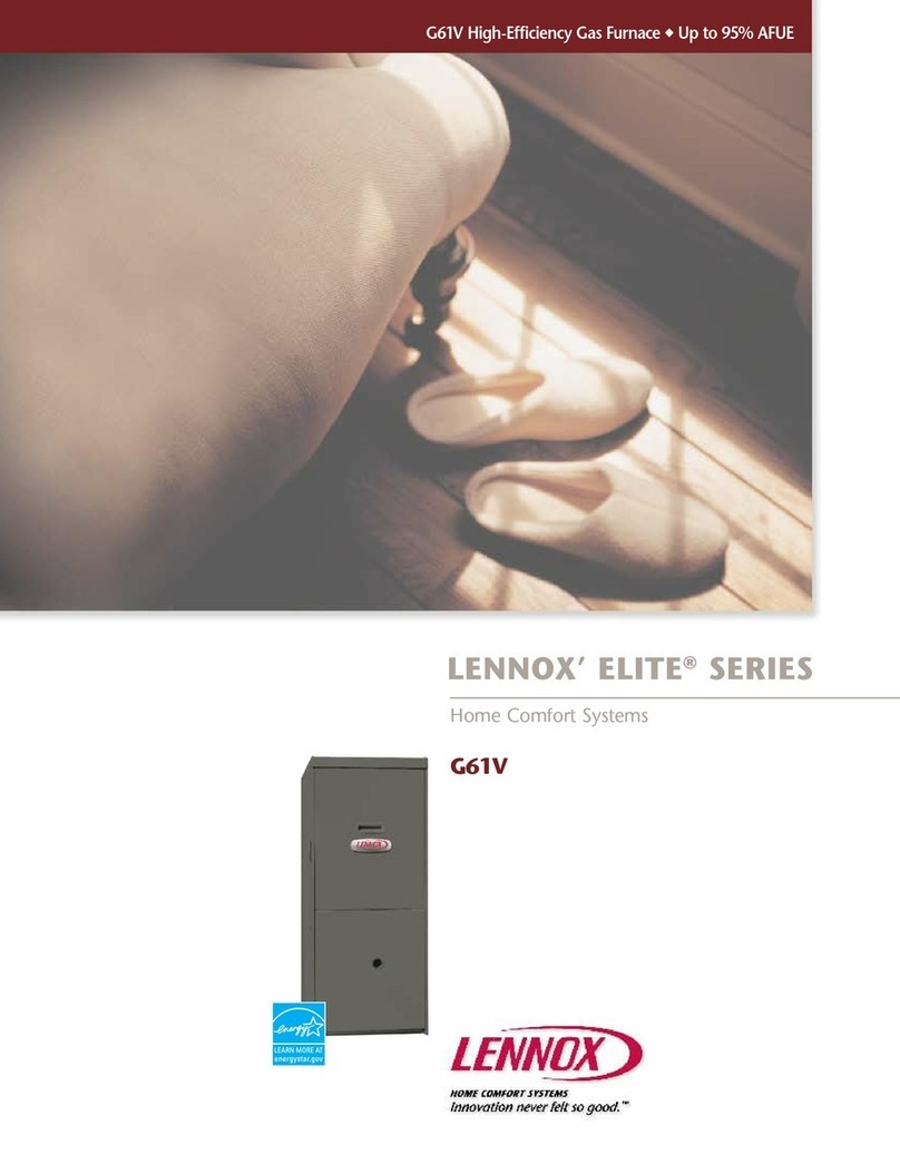 Lennox Elite G61MPV36B-045 User manual