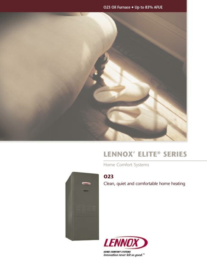 Lennox O23 User manual