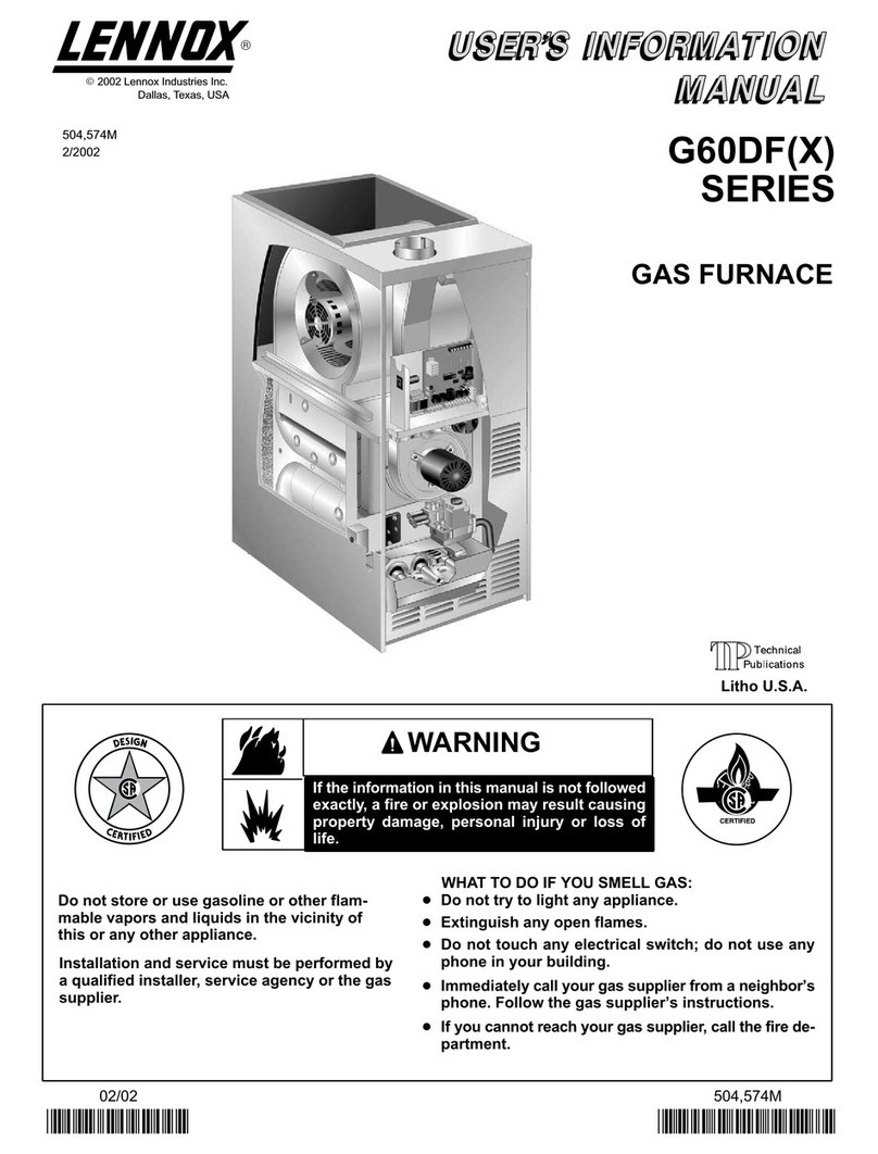Lennox G60DF(X) Series Guide