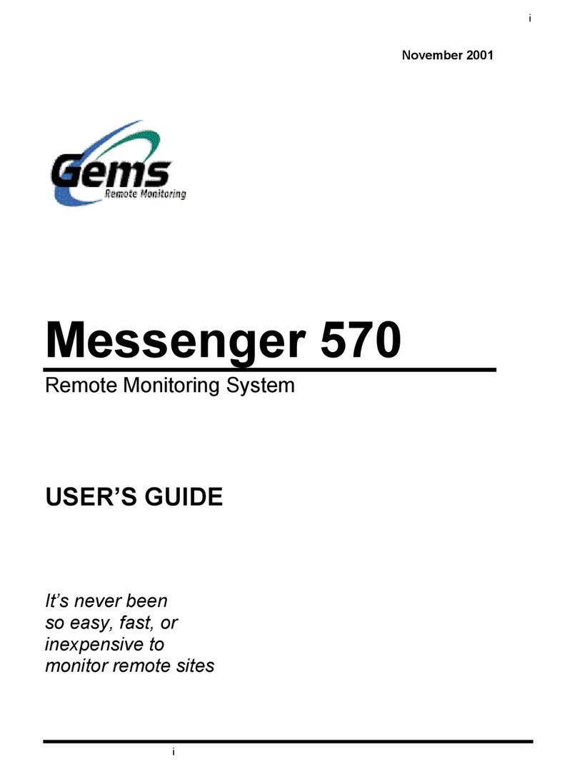 Gems Messenger 570 user guide
