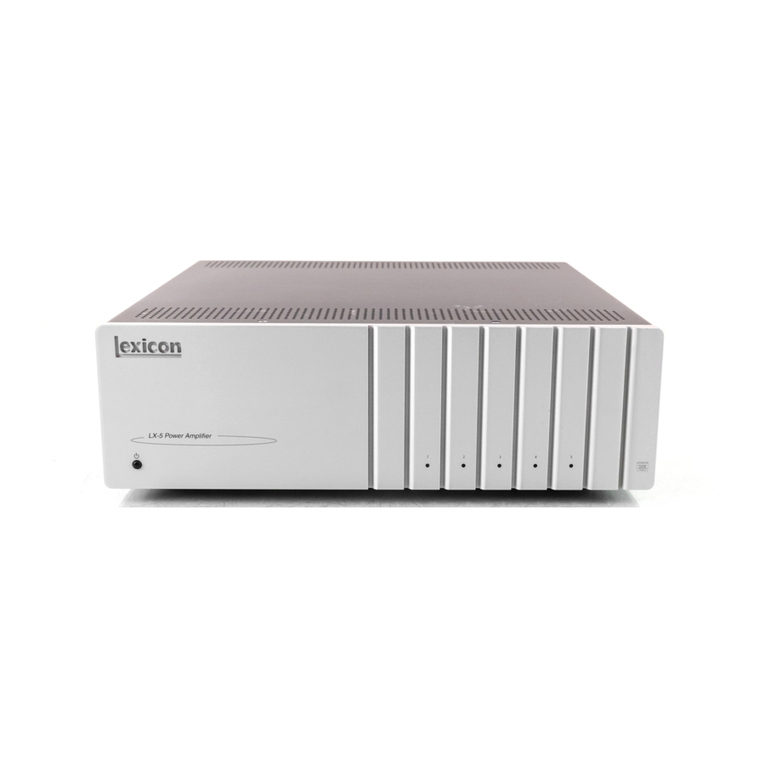 Lexicon LX-5 Specifications