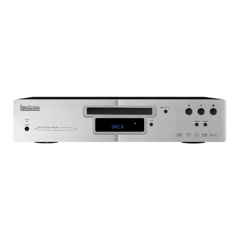 Lexicon RT-10 user guide