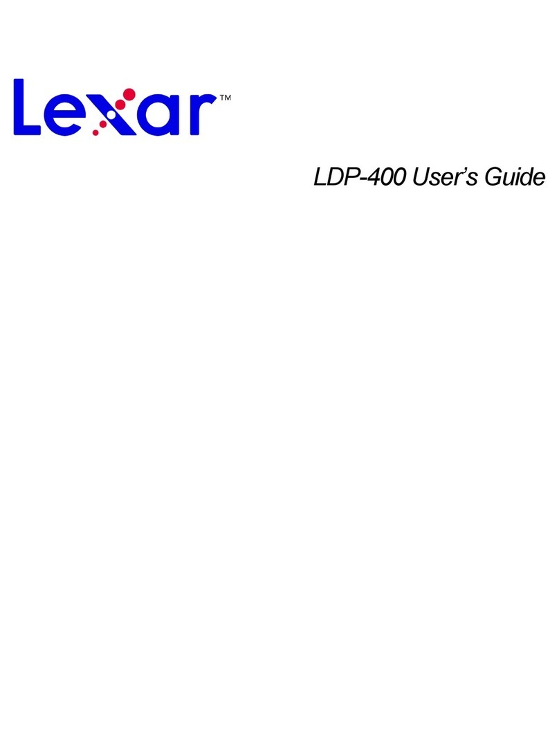 Lexar LDP-400 User manual