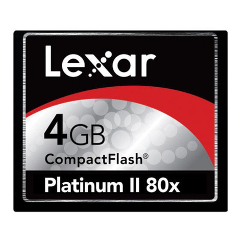 Lexar Platinum II User manual