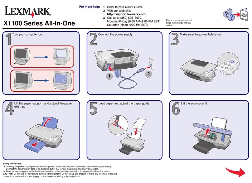 Lexmark X1100 Series Original instructions
