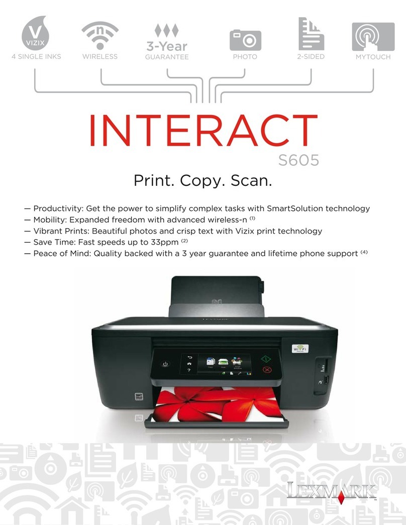 Lexmark INTERACT Interact S605 User manual