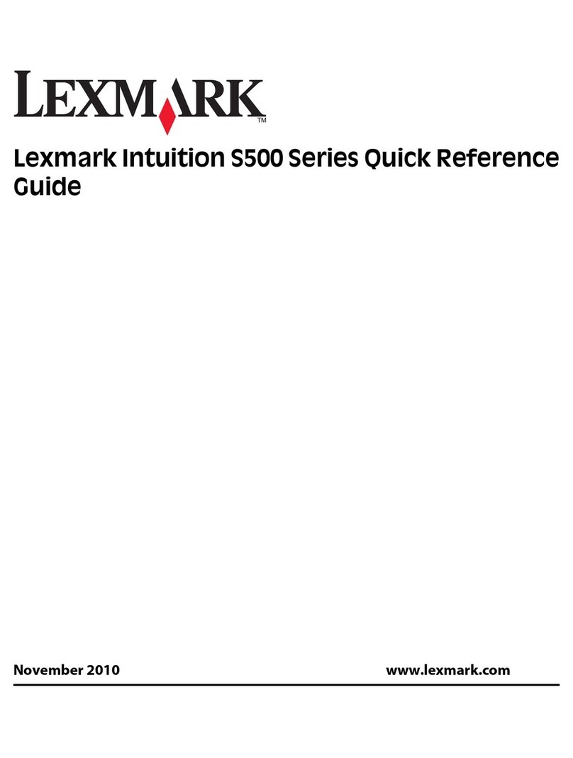 Lexmark Intuition S505 User manual