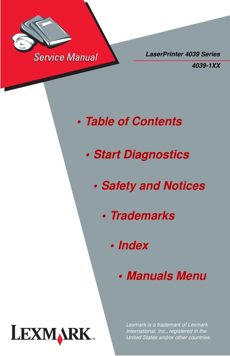 Lexmark 4039-1XX User manual