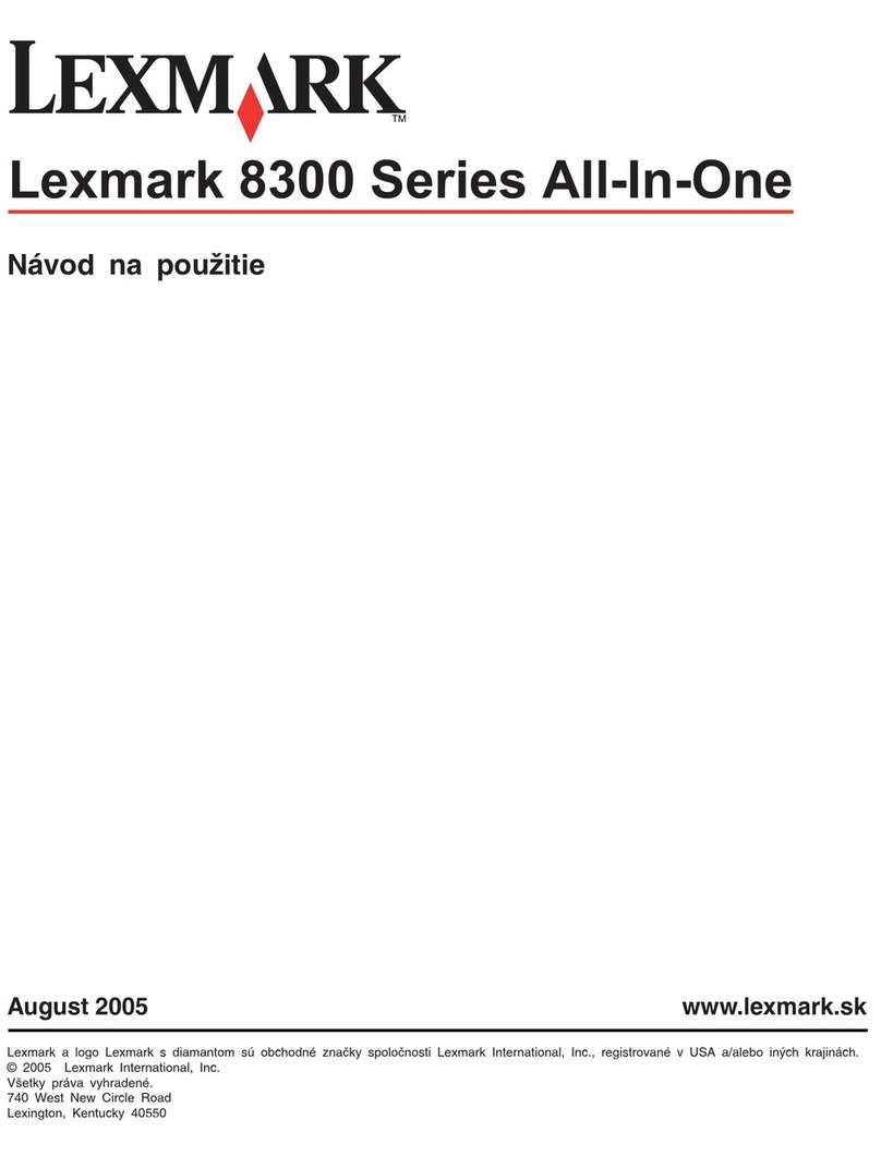 Lexmark 8300 Series Specification sheet