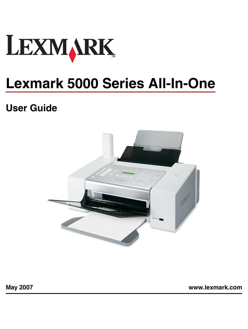 Lexmark 5000 Series User manual