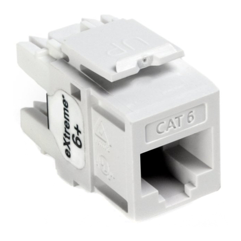 Leviton eXtreme 6+ Connector 61110-Rx6 User manual