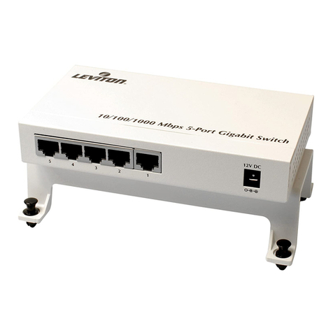 Leviton 5-Port Gigabit User manual