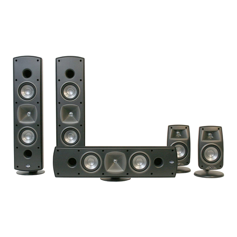 Klipsch Quintet Quintet SL User manual Klipsch Quintet Quintet SL User manual