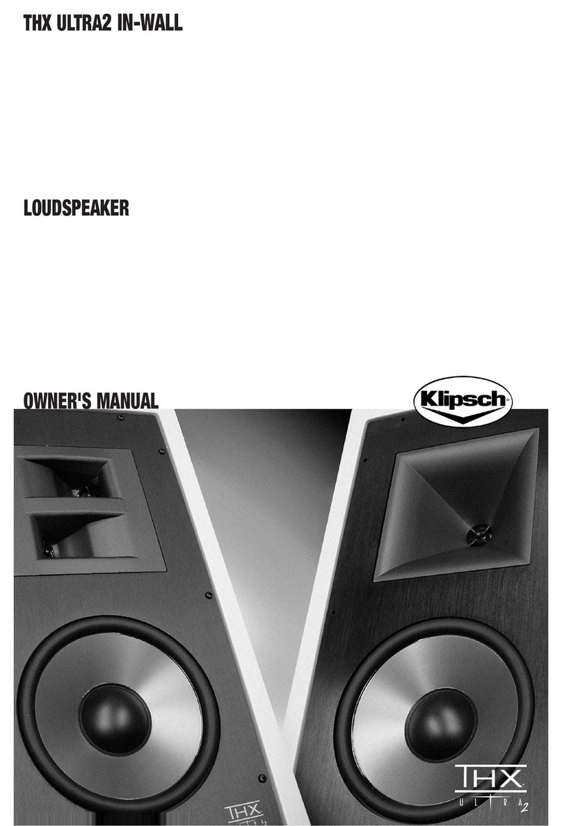 Klipsch THX ULTRA2 User manual