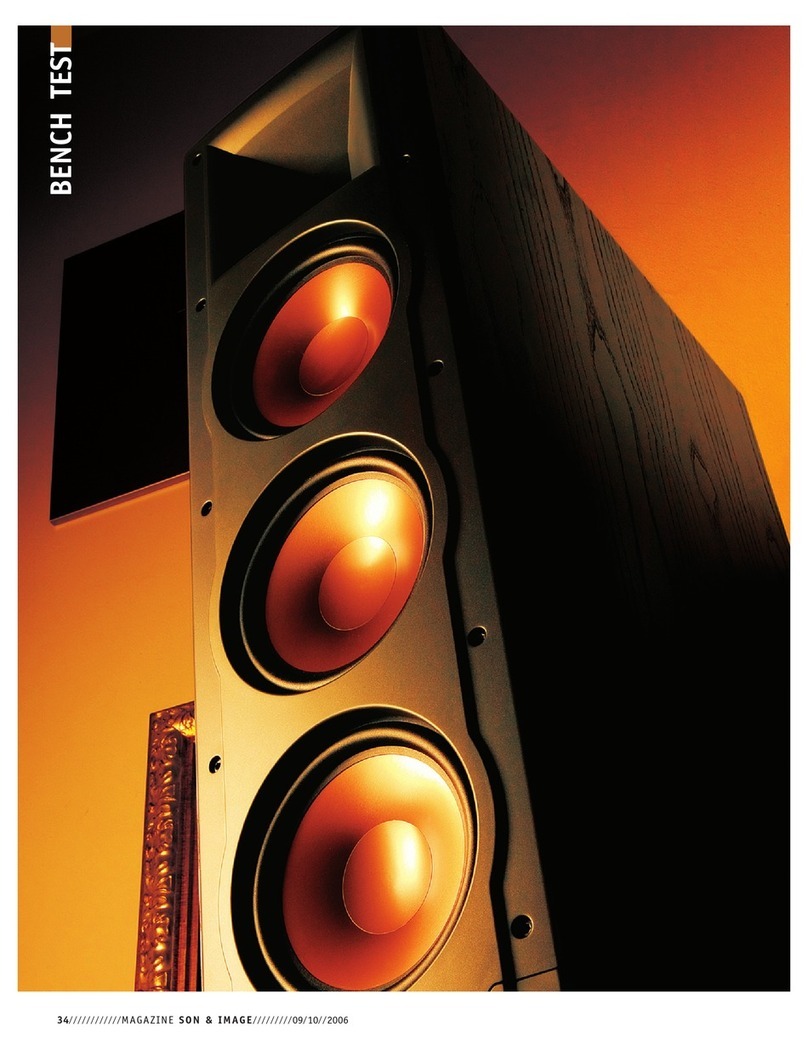 Klipsch Reference RC-64 User manual