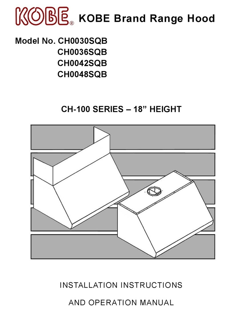 KOBE CH0030SQB Troubleshooting guide KOBE CH0030SQB Troubleshooting guide