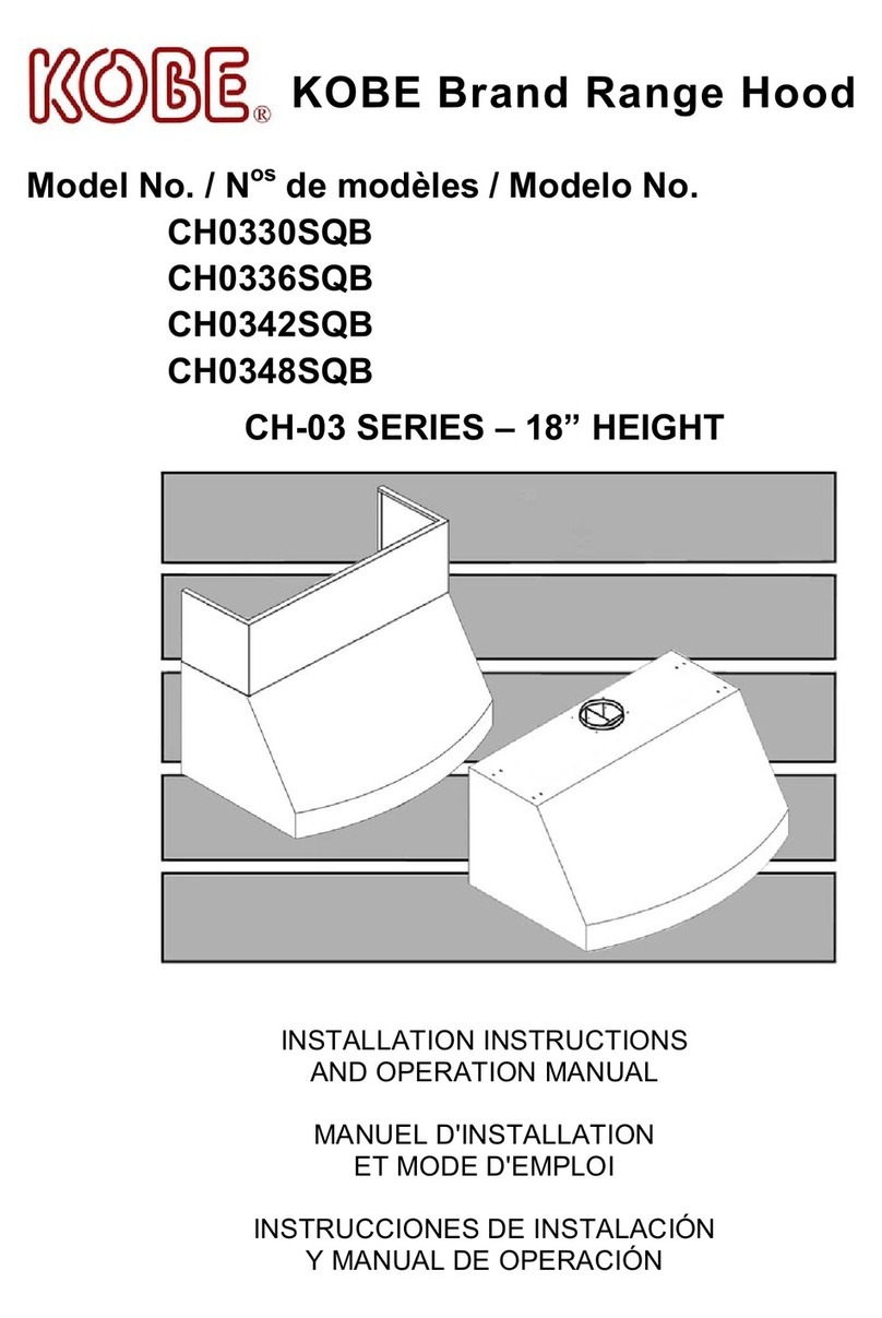 KOBE CH0330SQB Troubleshooting guide