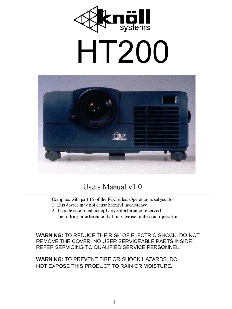 Knoll HT200 User manual