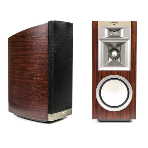 Klipsch Mirage MX Bookshelf Speaker User manual