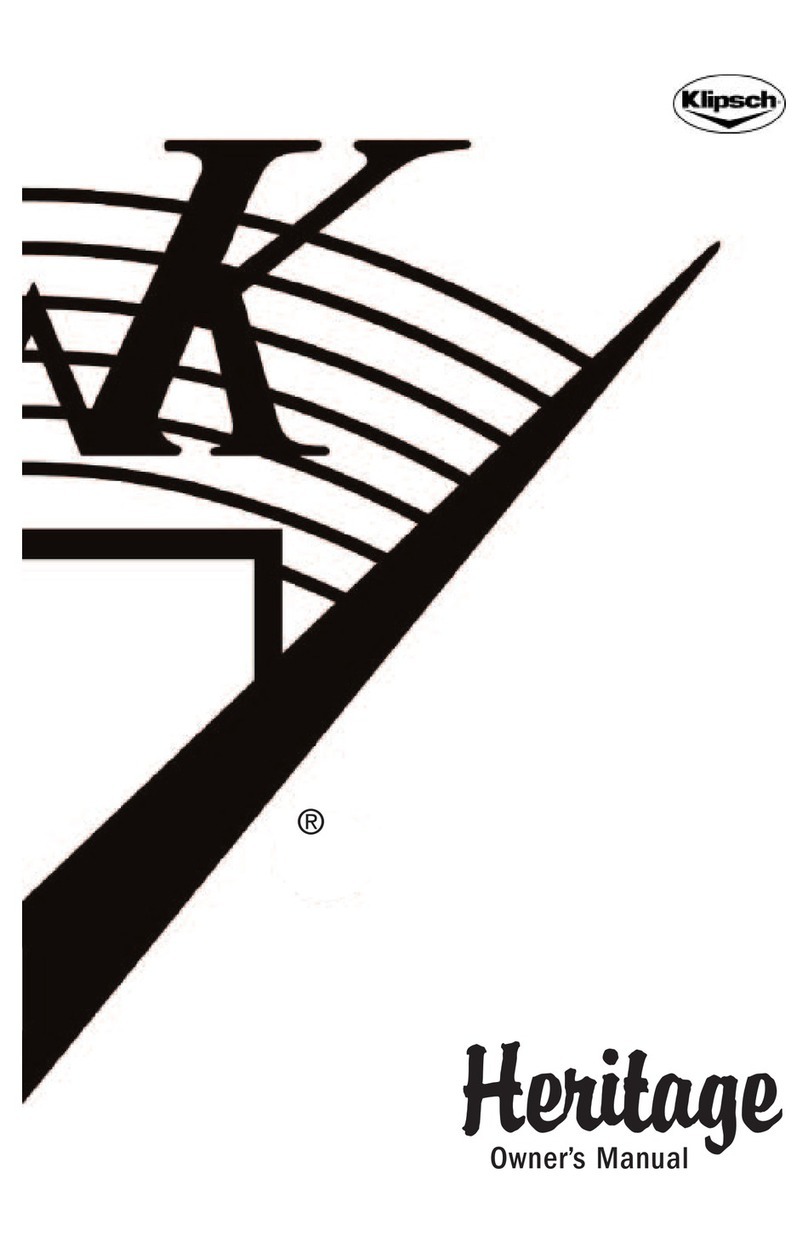 Klipsch Cornwall III User manual