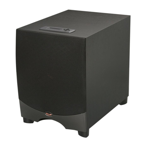 Klipsch 12d owner's manual