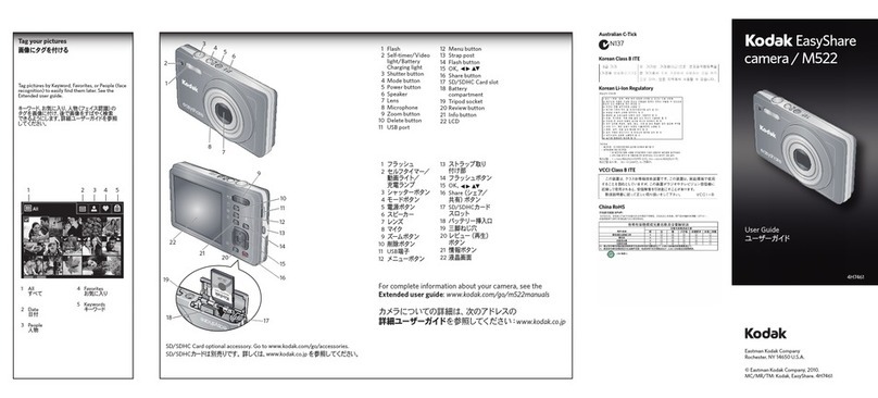 Kodak EASYSHARE M522 user guide