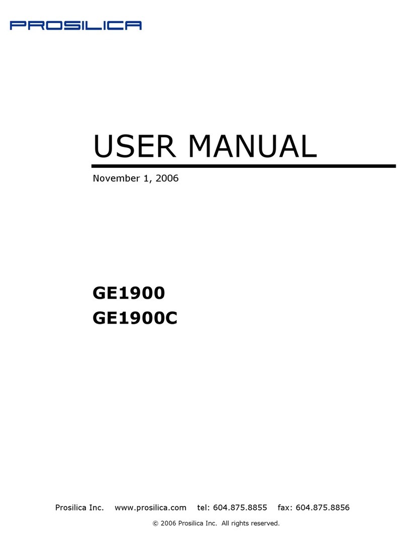 Prosilica GE1900 user manual