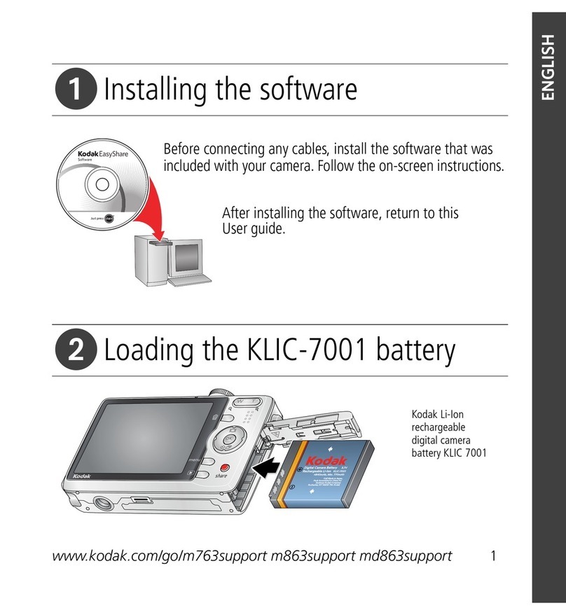 Kodak KLIC-7001 User manual