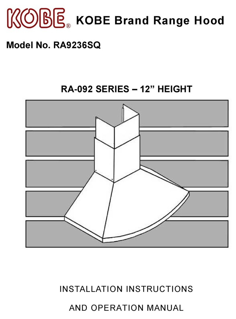KOBE RA9236SQ Troubleshooting guide