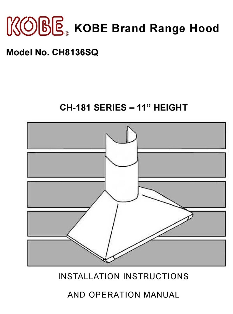 KOBE CH8136SQ Troubleshooting guide