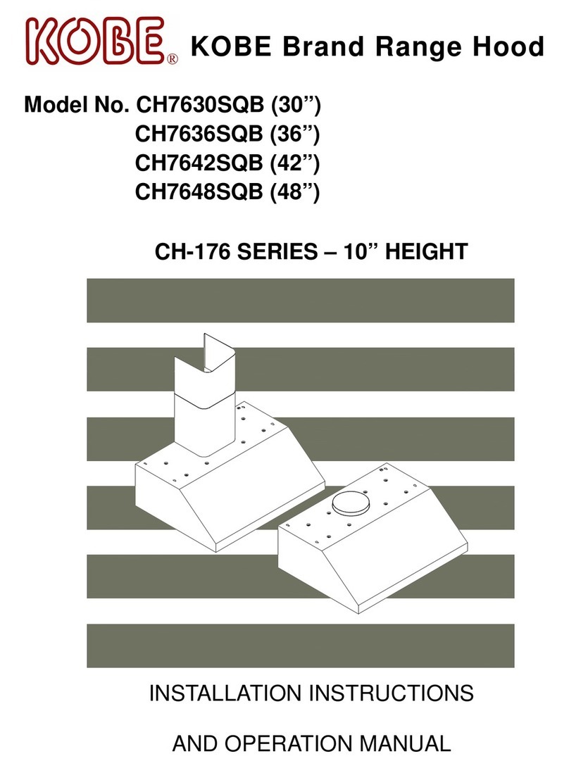 KOBE CH7630SQB Troubleshooting guide